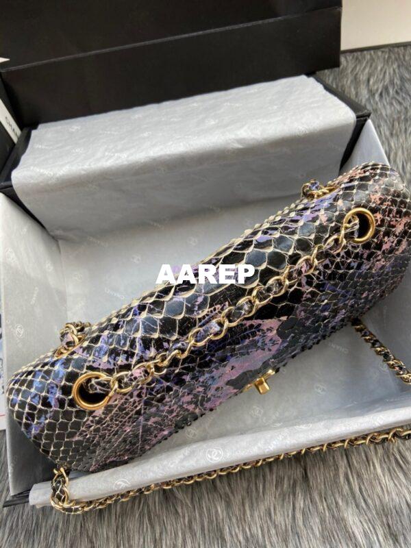 Replica Chanel Python Leather CF Classic Flap Bag 24 4