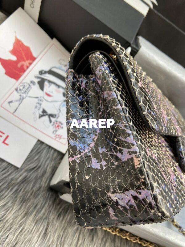 Replica Chanel Python Leather CF Classic Flap Bag 24 5