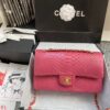Replica Chanel Python Leather CF Classic Flap Bag Grey 16 2