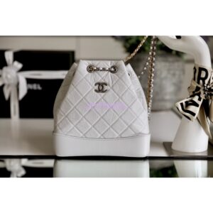 Replica Chanel Gabrielle Backpack A94485 Pearl Grey