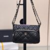 Replica Chanel 19 Small Flap Bag AS1160 Lambskin Dark brown