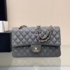 Replica Chanel CF 1112 Classic Flap Bag Qulited Lambskin with Light Gold Hardware in Lotus Pink