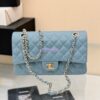 Replica Chanel CF 1112 Classic Flap Bag Qulited Lambskin with Light Gold Hardware in Caramel Brown