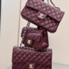 Replica Chanel CF 1112 Classic Flap Bag Qulited Lambskin with Light Gold Hardware in Ash Blue