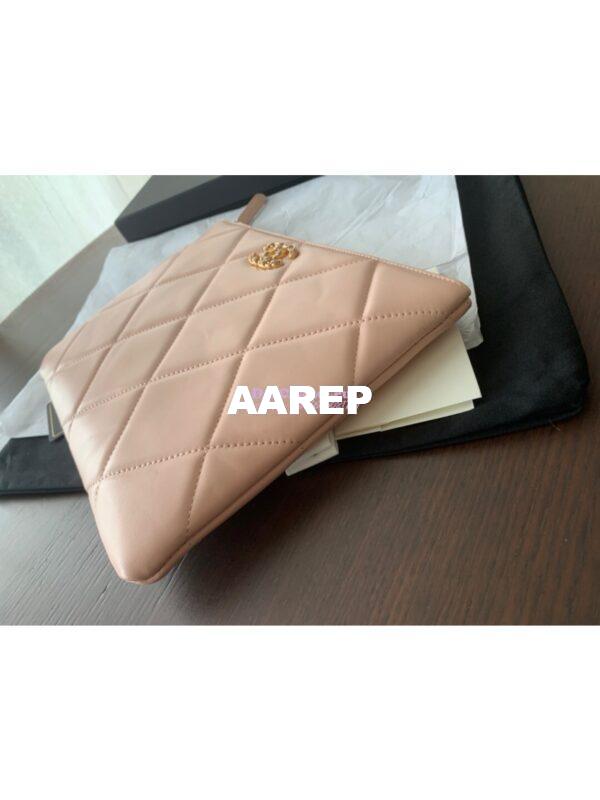 Replica Chanel 19 Pouch AP0951 Blush 5