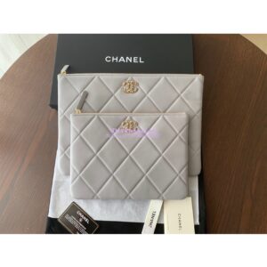Replica Chanel 19 Pouch AP0951 Grey