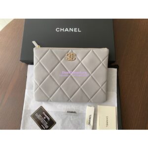 Replica Chanel 19 Pouch AP0951 Grey 2