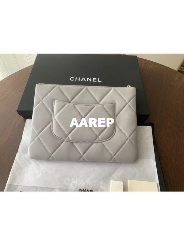 Replica Chanel 19 Pouch AP0951 Grey 6