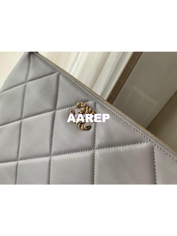 Replica Chanel 19 Pouch AP0951 Grey 8
