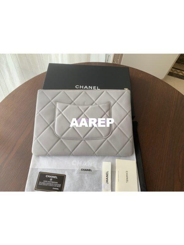 Replica Chanel 19 Pouch AP0951 Grey 11
