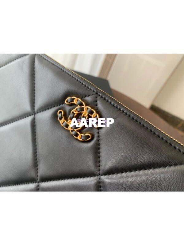 Replica Chanel 19 Pouch AP0951 Black 3