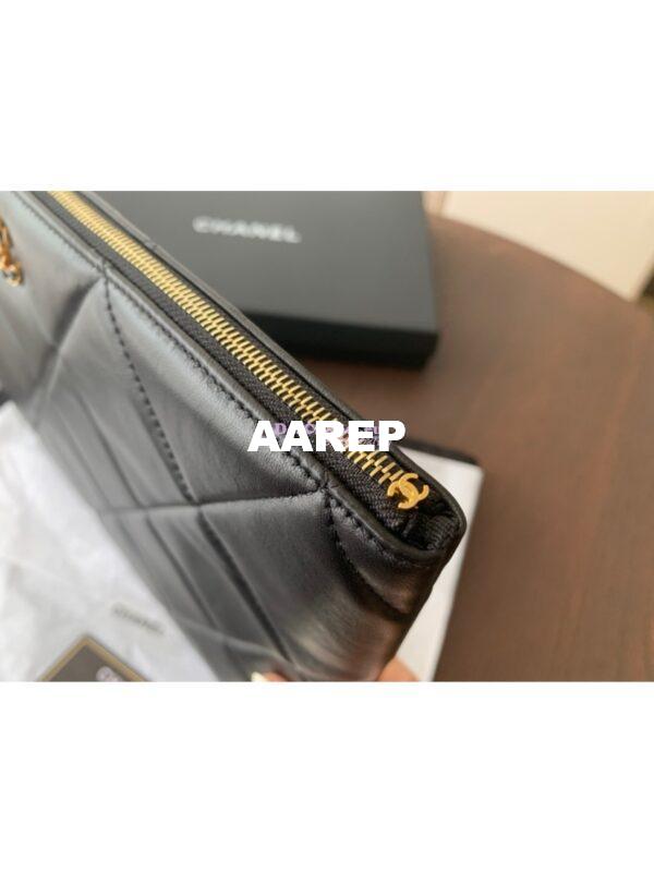 Replica Chanel 19 Pouch AP0951 Black 4