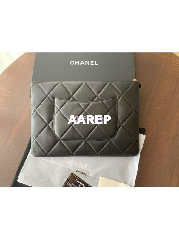 Replica Chanel 19 Pouch AP0951 Black 6