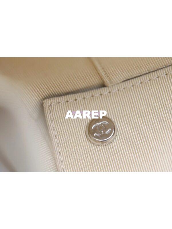Replica Chanel Lambskin Clutch AS1732 White 11