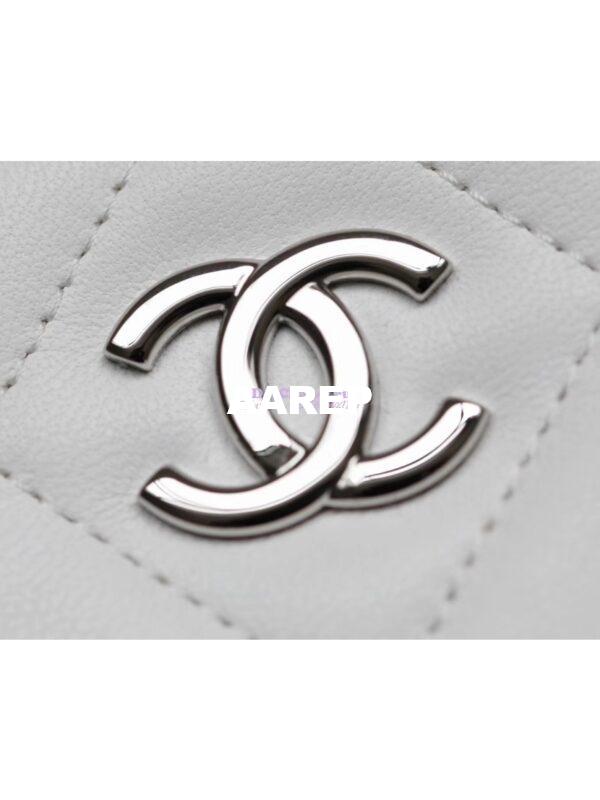 Replica Chanel Lambskin Clutch AS1732 White 12