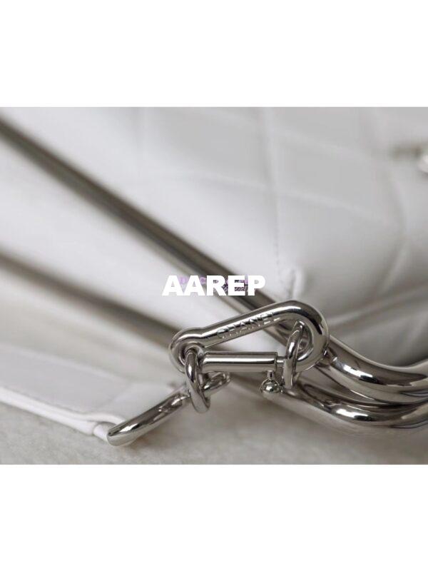Replica Chanel Lambskin Clutch AS1732 White 13
