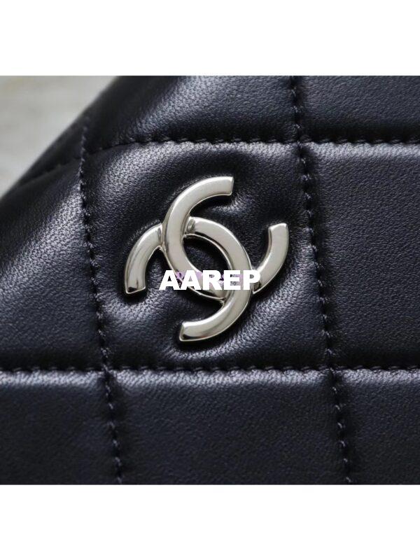 Replica Chanel Lambskin Clutch AS1732 Black 8