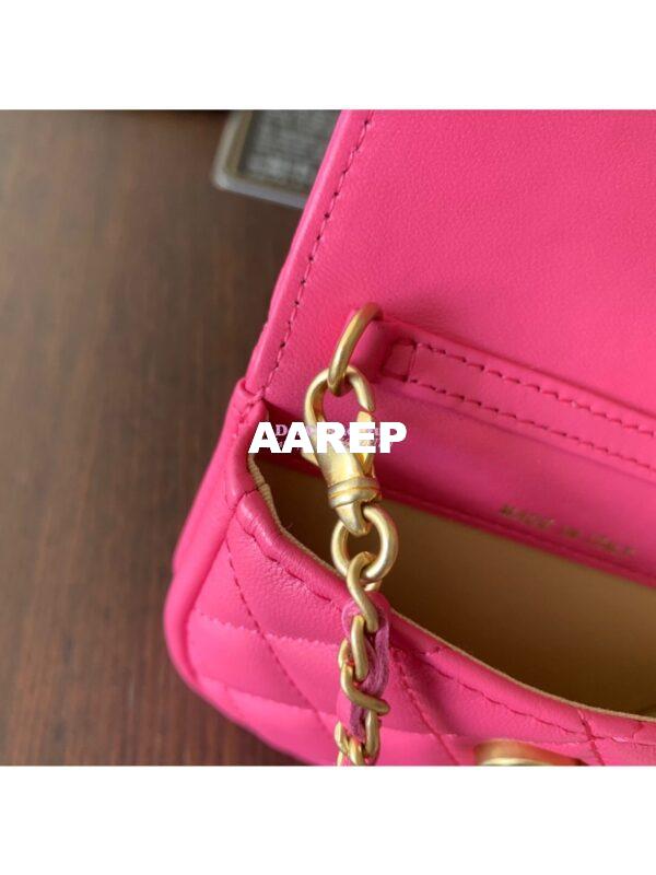 Replica Chanel Waist Bag With CC Details On Strap AP1461 Pink 7