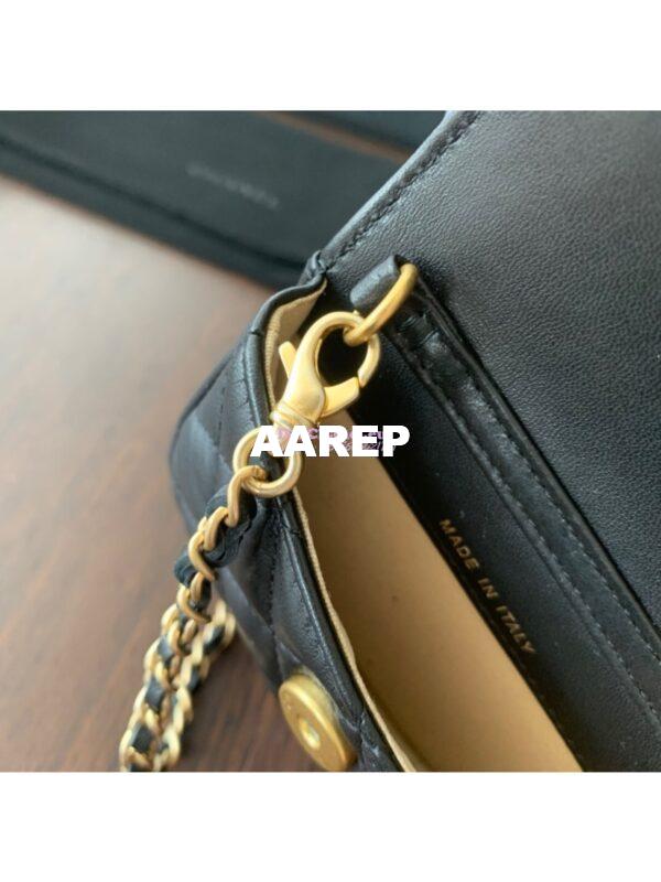 Replica Chanel Waist Bag With CC Details On Strap AP1461 Black 6