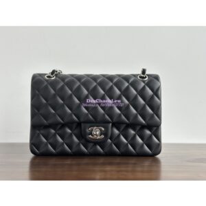Replica Chanel CF 1112 Classic Flap Lambskin in Black Bag