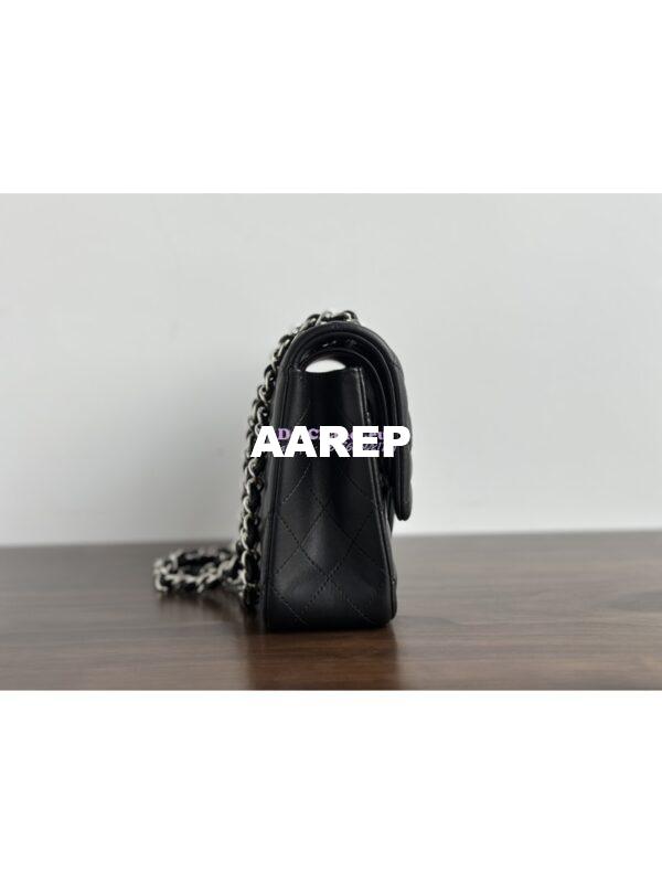 Replica Chanel CF 1112 Classic Flap Lambskin in Black Bag 5