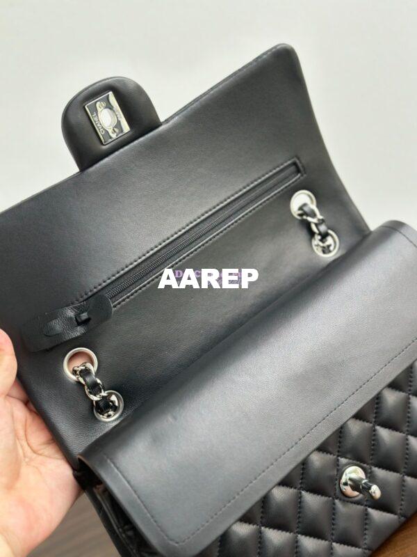 Replica Chanel CF 1112 Classic Flap Lambskin in Black Bag 7