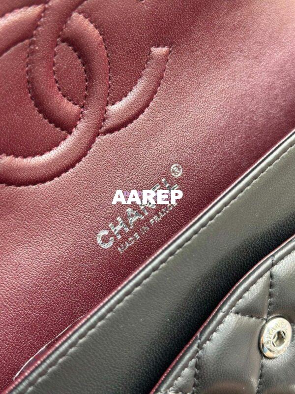 Replica Chanel CF 1112 Classic Flap Lambskin in Black Bag 8