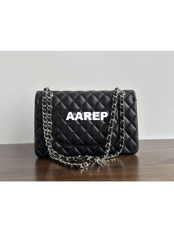 Replica Chanel CF 1112 Classic Flap Lambskin in Black Bag 10