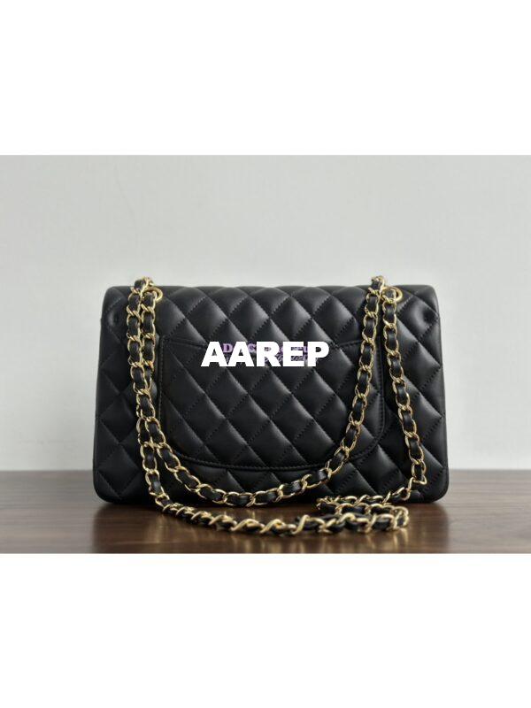 Replica Chanel CF 1112 Classic Flap Lambskin in Black Bag 17