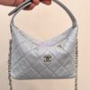 Replica Chanel 25C Pochette Avec Chain in Shiny Grained Calfskin AP4386 Coral (Limited Edition) 2