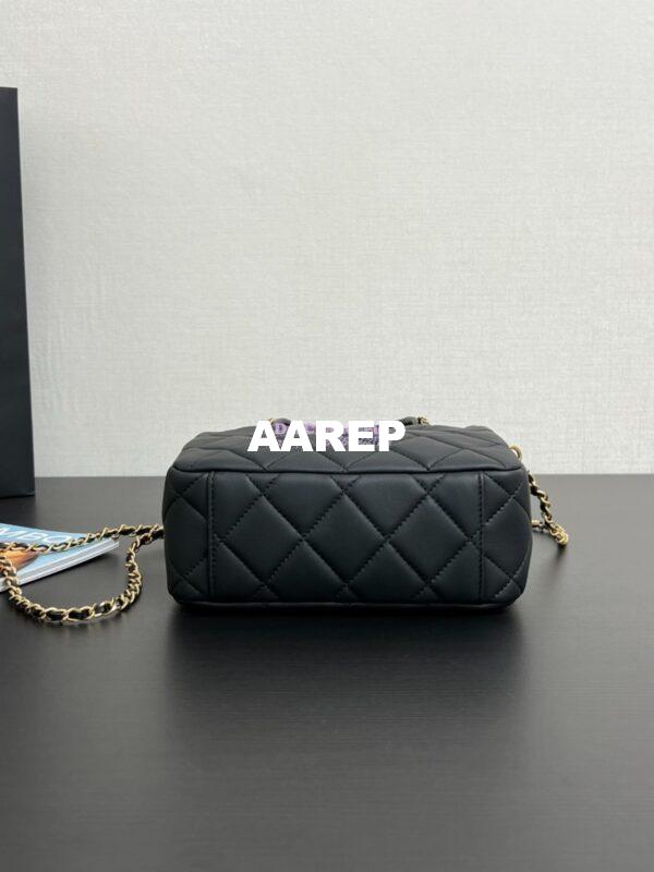 Replica Chanel 25C Small Bowling Bag in Lambskin AS5300 10