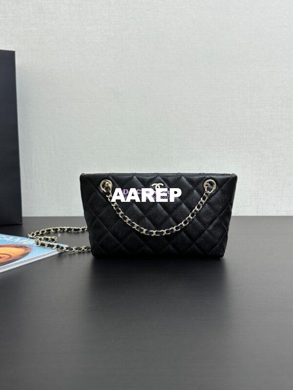 Replica Chanel 25C Classic Clutch With Chain AP4422 Black 2