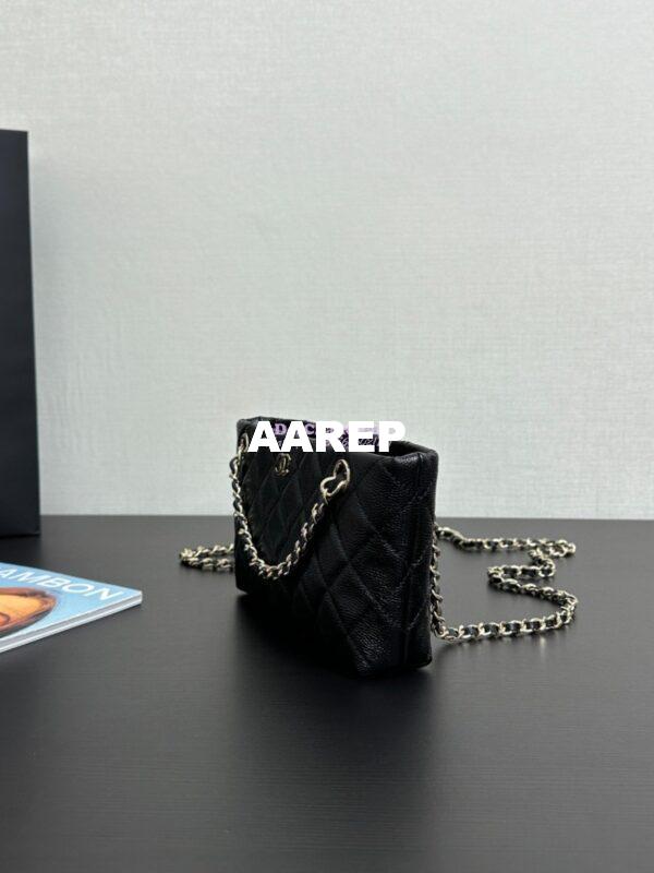 Replica Chanel 25C Classic Clutch With Chain AP4422 Black 3