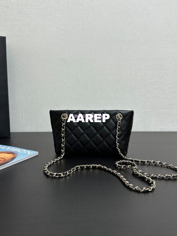 Replica Chanel 25C Classic Clutch With Chain AP4422 Black 7