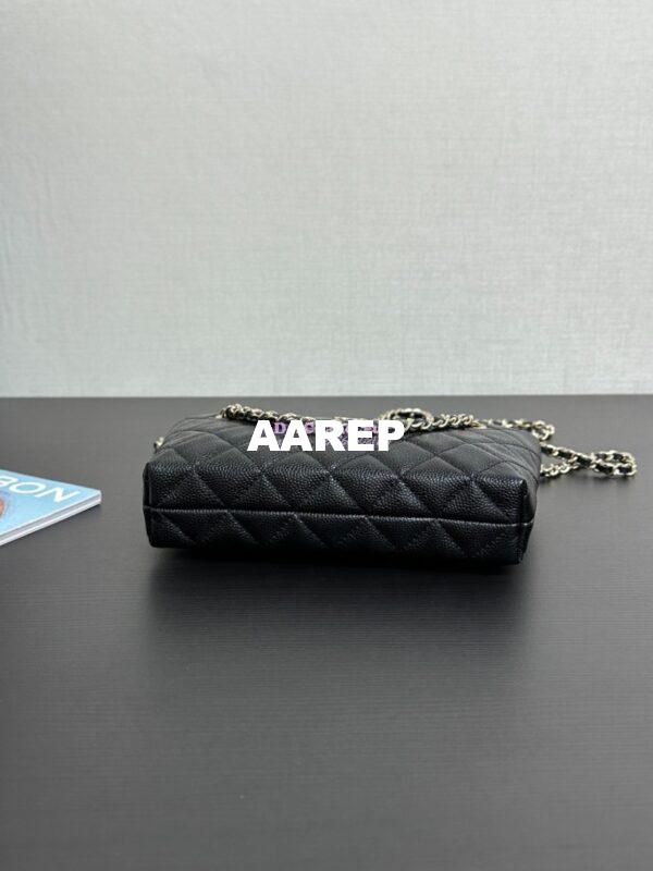 Replica Chanel 25C Classic Clutch With Chain AP4422 Black 9