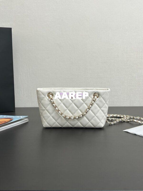 Replica Chanel 25C Classic Clutch With Chain AP4422 White 4