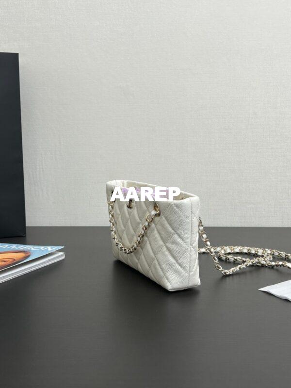 Replica Chanel 25C Classic Clutch With Chain AP4422 White 5