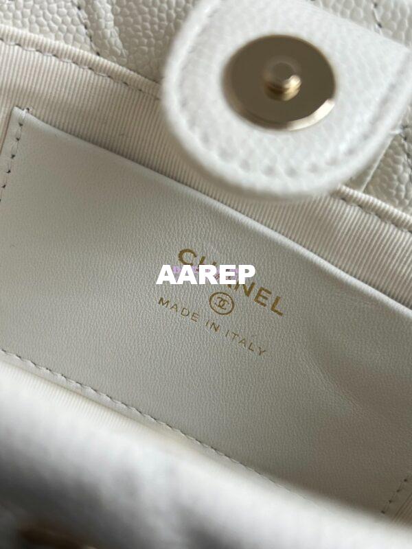 Replica Chanel 25C Classic Clutch With Chain AP4422 White 8