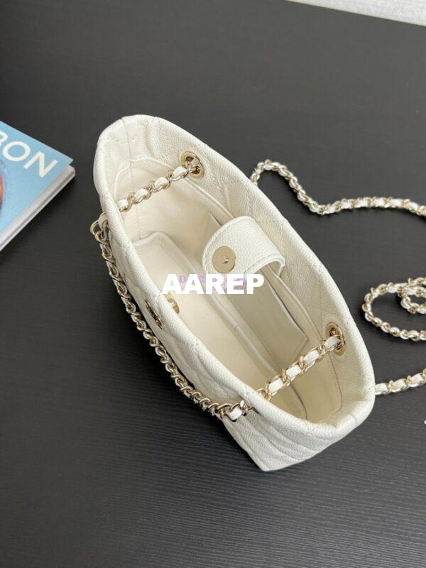 Replica Chanel 25C Classic Clutch With Chain AP4422 White 9