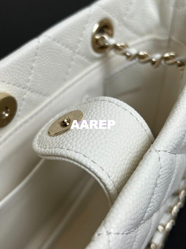 Replica Chanel 25C Classic Clutch With Chain AP4422 White 10