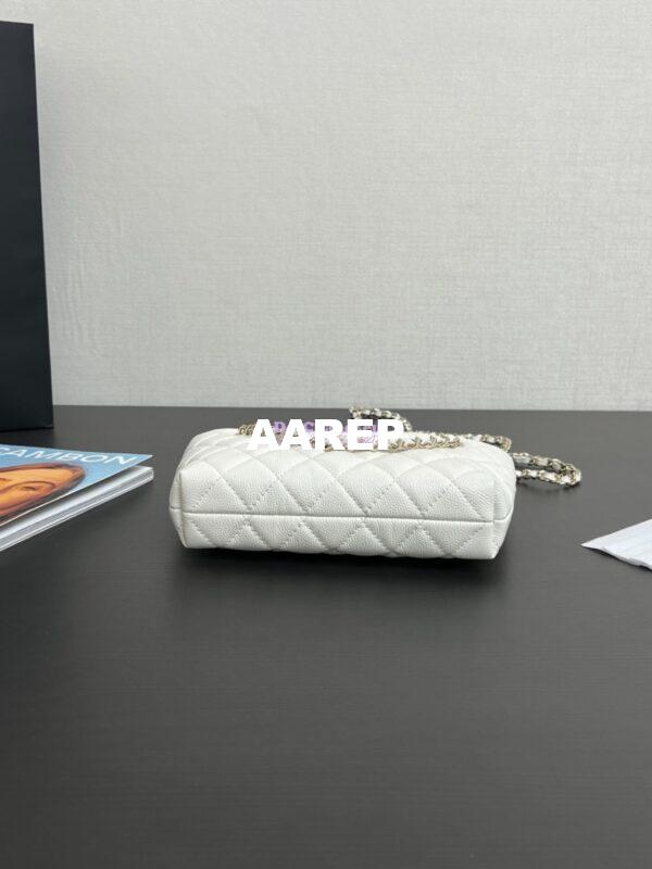 Replica Chanel 25C Classic Clutch With Chain AP4422 White 11