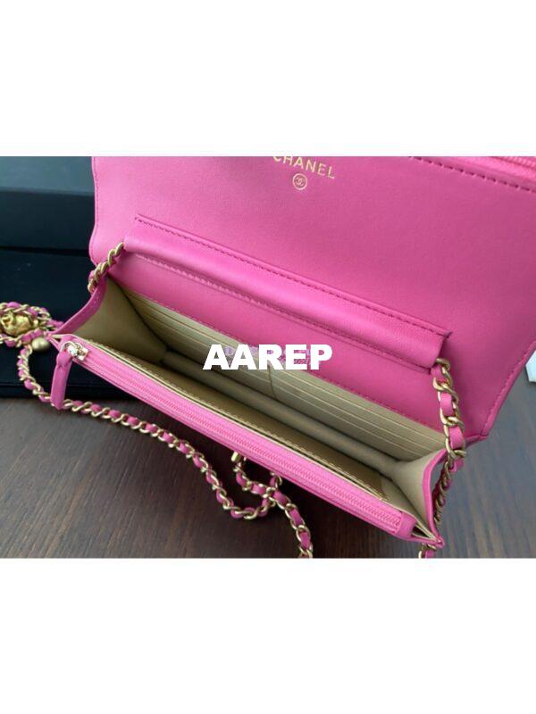 Replica Chanel WOC With CC Details On Strap AP1450 in Lambskin Pink 8