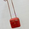 Replica Chanel Small Vanity With Classic Chain in Grained Calfskin AP1341 Pink