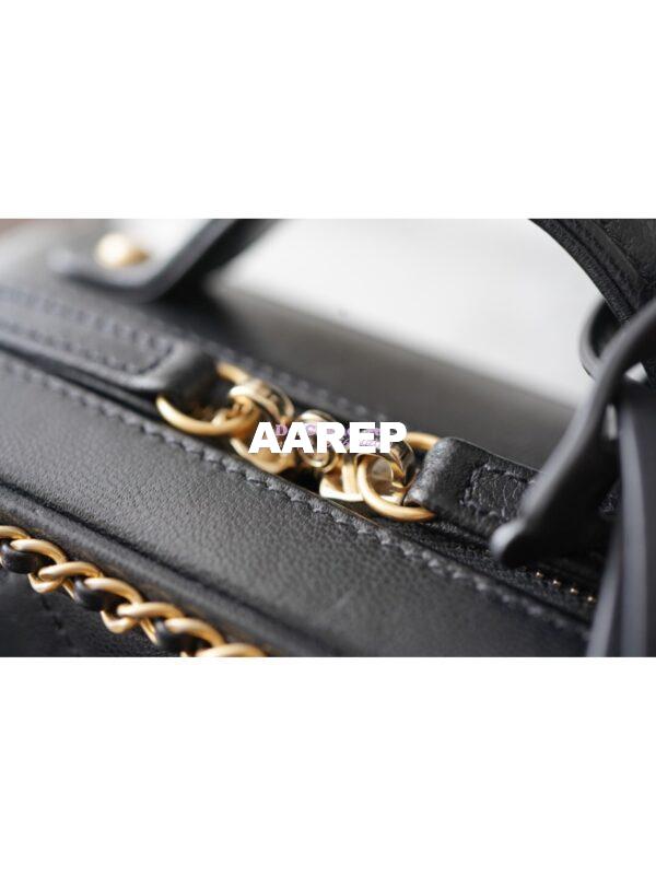 Replica Chanel Small CC Filigree Chain Around Vanity Case AS1785 Black 6