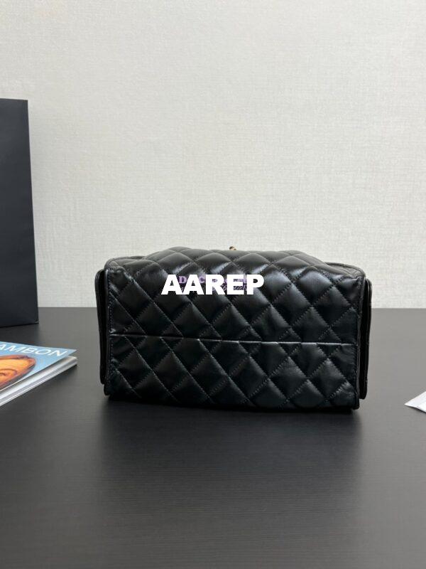 Replica Chanel 25C Small Bucket Bag in Lambskin AS5293 Black 11