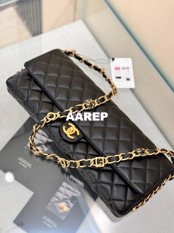 Replica Chanel 24K Maxi Clutch Bag in Shiny Lambskin AS5006 8
