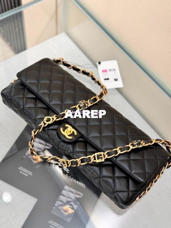 Replica Chanel 24K Maxi Clutch Bag in Shiny Lambskin AS5006 13