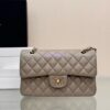 Replica Chanel Small Classic Double Flap Bag 23cm Grainy Caviar Dark Brown
