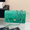 Replica Chanel CF 1112 Classic Flap Bag Qulited Lambskin with Light Gold Hardware in Storm Grey 2