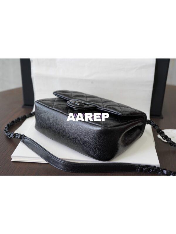 Replica Chanel Ultra Matte Square Mini Bag AS1784 Black 9